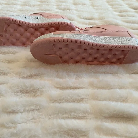 GOLDEN GOOSE Women's Perforated Leather Sneakers - Pink - Picture 10 of 15